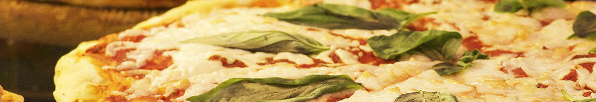 Eating Italian Pizza at Fratelli's Restaurant & Bar restaurant in Cumberland, MD.